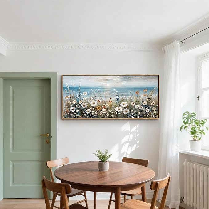 SERIMINO Floral Wall Decor, Extra Large Wall Art