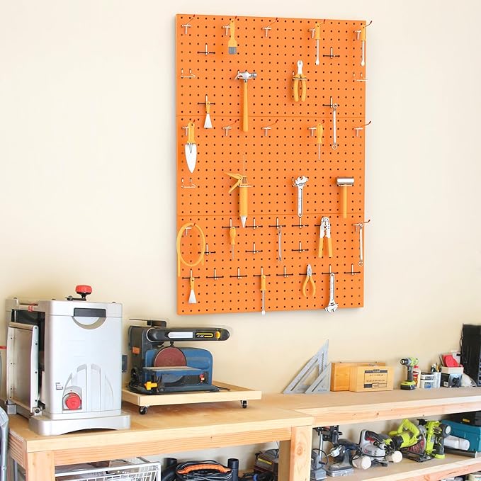 TORACK 3 PCS Metal Pegboard Panels