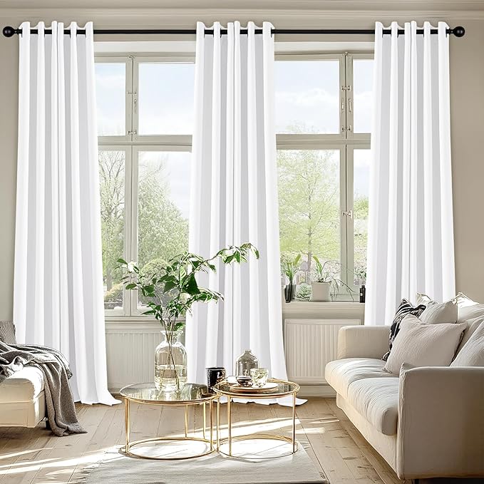 MIULEE Blackout Curtains for Bedroom Living Room 2 Panels, Thermal Insulated