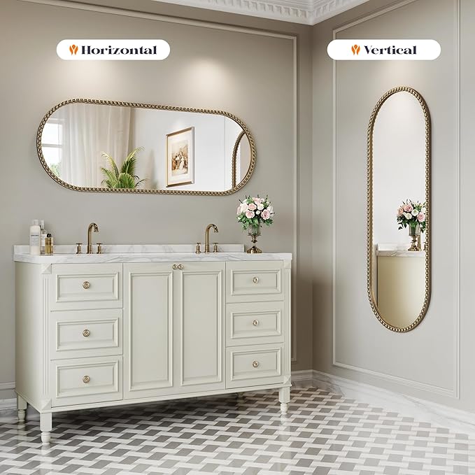 Champagne Bronze Bathroom Mirror