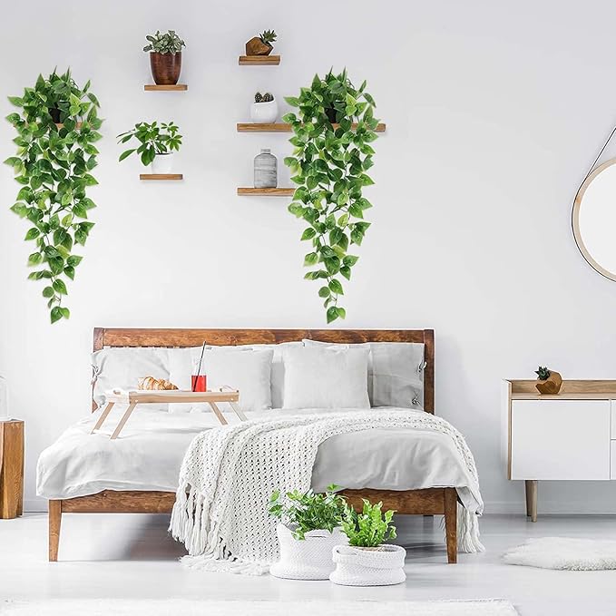 BLEUM CADE 1pcs Fake Hanging Plants Kit