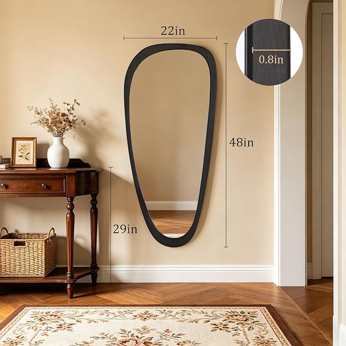 WallBeyond Asymmetrical Irregular Wall Mirror, Decorative