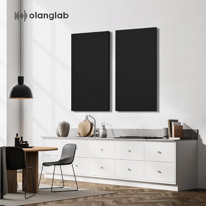 Olanglab Sound Acoustic Panels 2 Pack, Large Sound Proof Panels