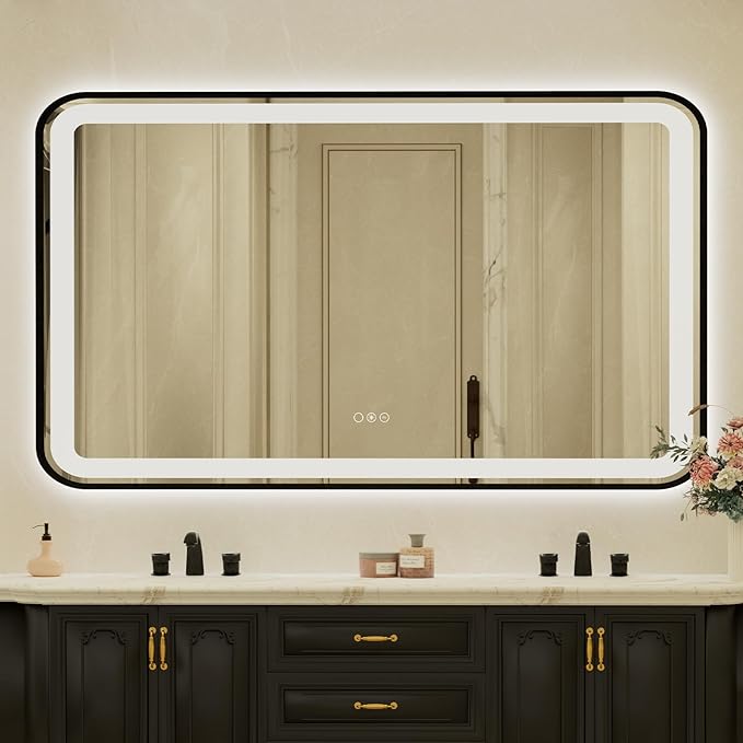 32x55 Inch LED Bathroom Mirror