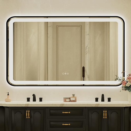 32x55 Inch LED Bathroom Mirror