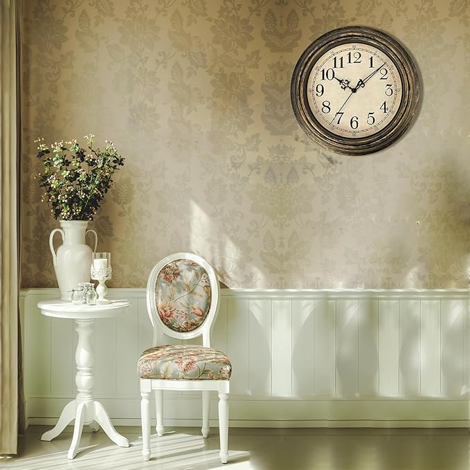 Plumeet Extra Large Retro Wall Clock