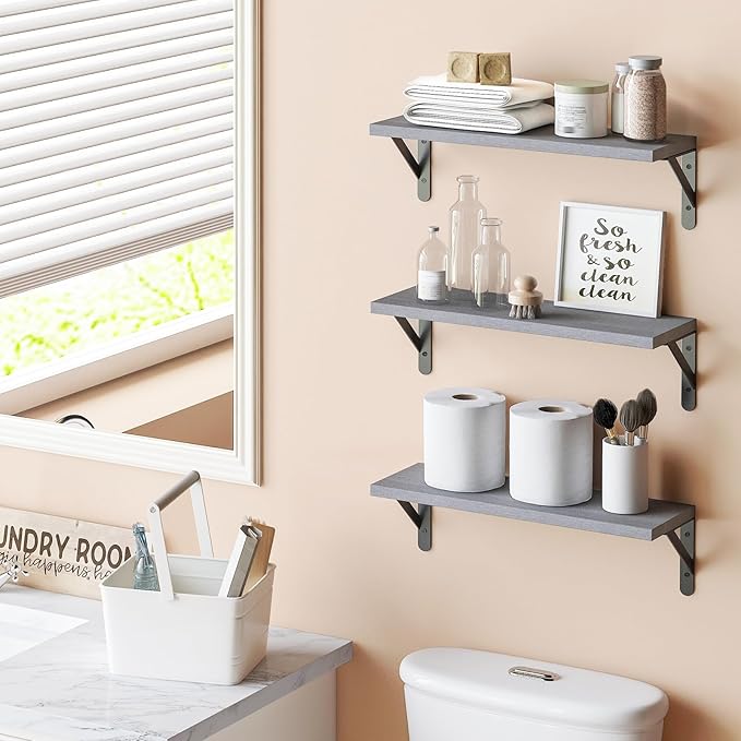 YGEOMER 16.5 Inch Floating Shelves