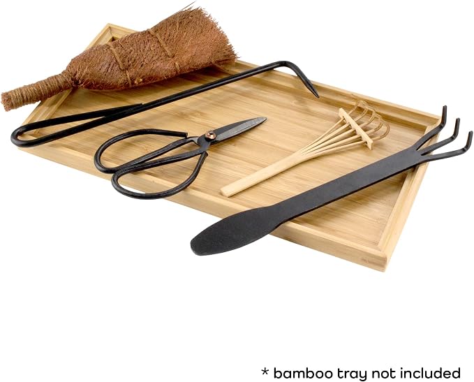 BambooMN Bonsai Tool Kit 5pc Basic Care Set - 30 Sets