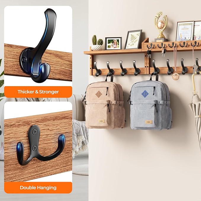 Evermagin 35" Coat Rack Wall Mount