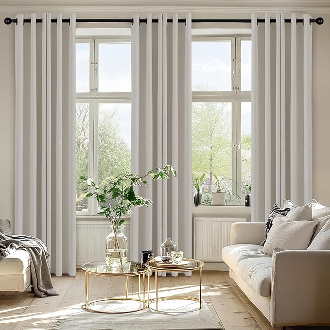 MIULEE Blackout Curtains for Bedroom Living Room 2 Panels, Thermal Insulated