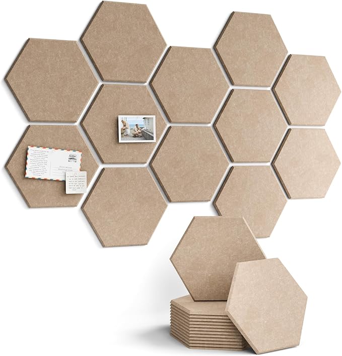 Fluxynara Hexagon Cork Board Alternative