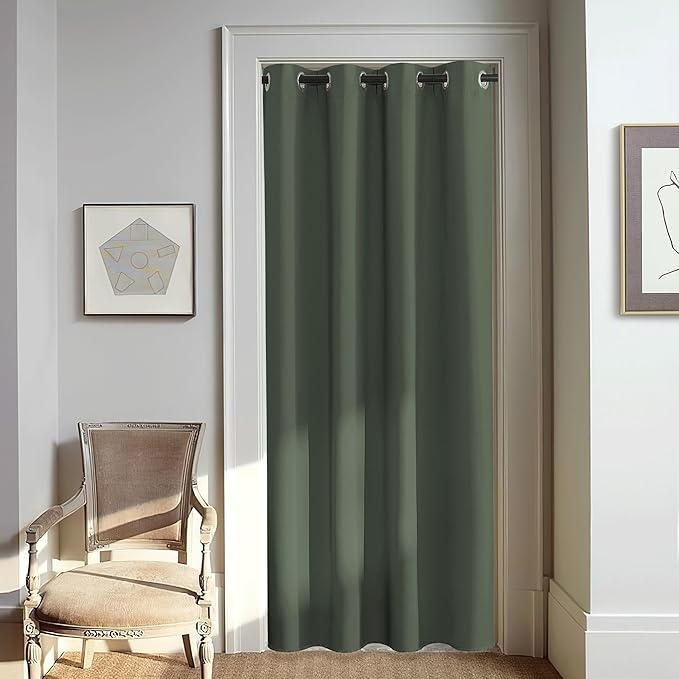 NICETOWN Blackout Curtain Window Treatment Thermal Curtain Solid Grommet Room