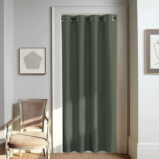 NICETOWN Blackout Curtain Window Treatment Thermal Curtain Solid Grommet Room
