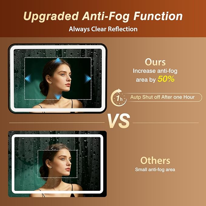 32x55 Inch LED Bathroom Mirror