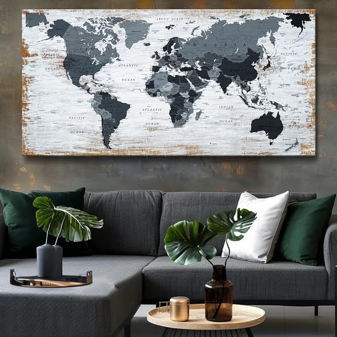 Canvas Wall Art Black Wall Decor Office Pictures
