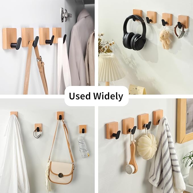 DELITON Towel Hooks Wall Mounted
