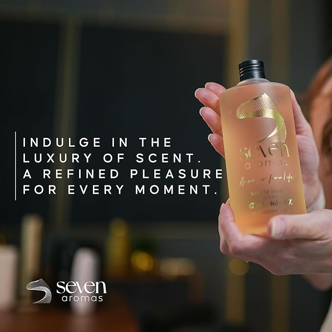 SevenAromas Hotel Scent Diffuser Oil, Luxury Hotel-Inspired Essential Oil for Aromatherapy & HVAC Diffusers – Premium Dropper Bottle - 145 ml 5 FL oz (Soft Rain)