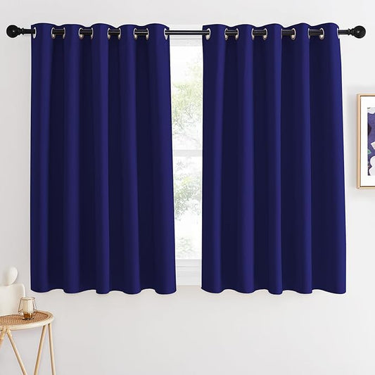 NICETOWN Blackout Curtains 54 Inches Long, Thermal Insulated Room Darkening