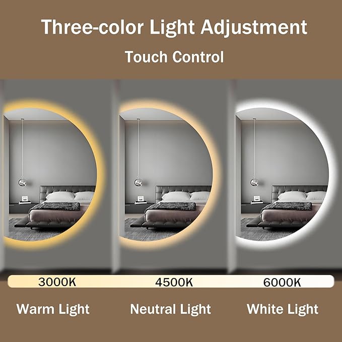 Modern Smart Anti-Fog Bathroom Mirror