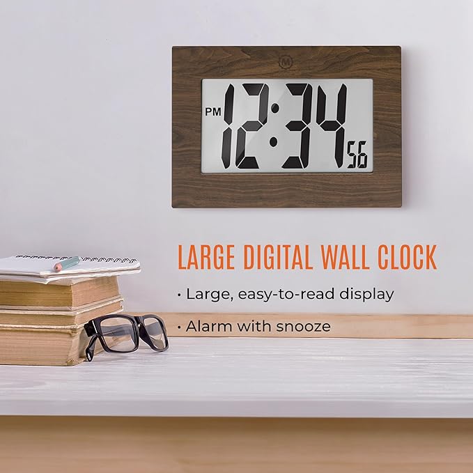 MARATHON Large Digital Wall Clock