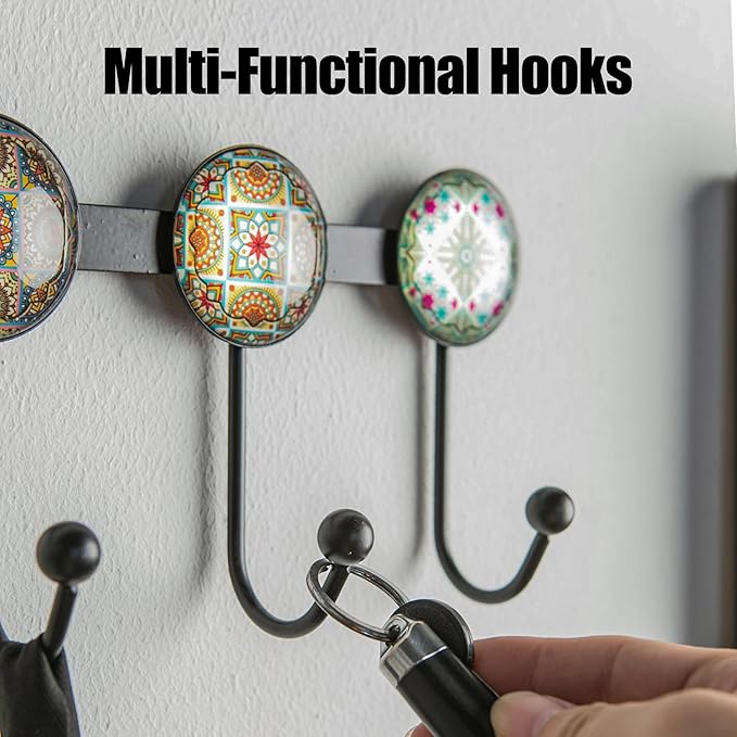 Boho Coat Rack Wall Mounted