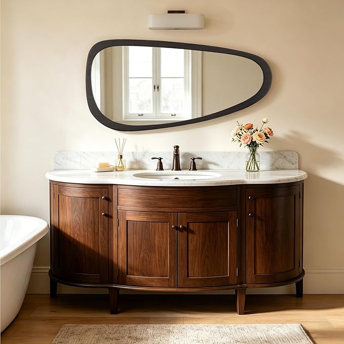 WallBeyond Asymmetrical Irregular Wall Mirror, Decorative