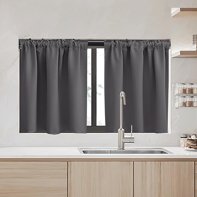 RYB HOME Small Window Curtains