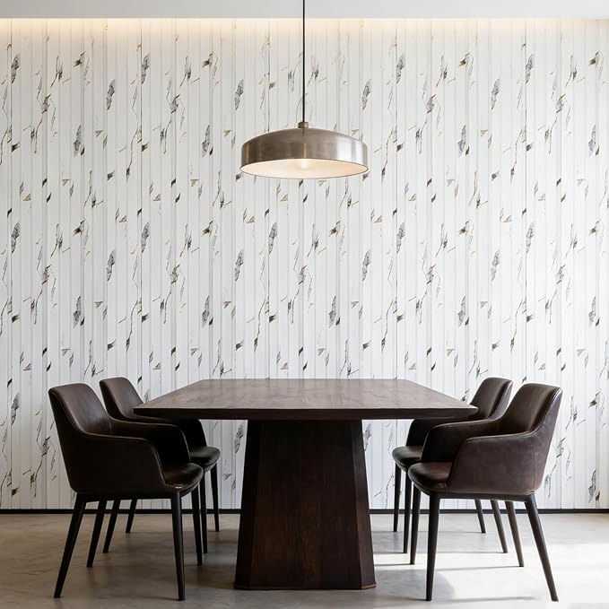 16 Pack Faux Marble Slat Wall Panels