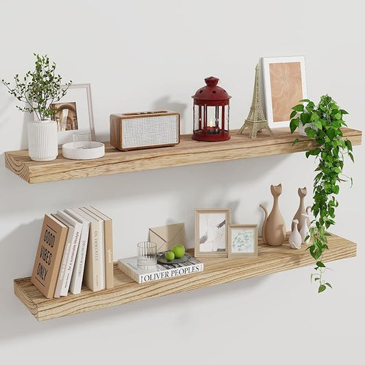 Marsmiles Wood Floating Shelves
