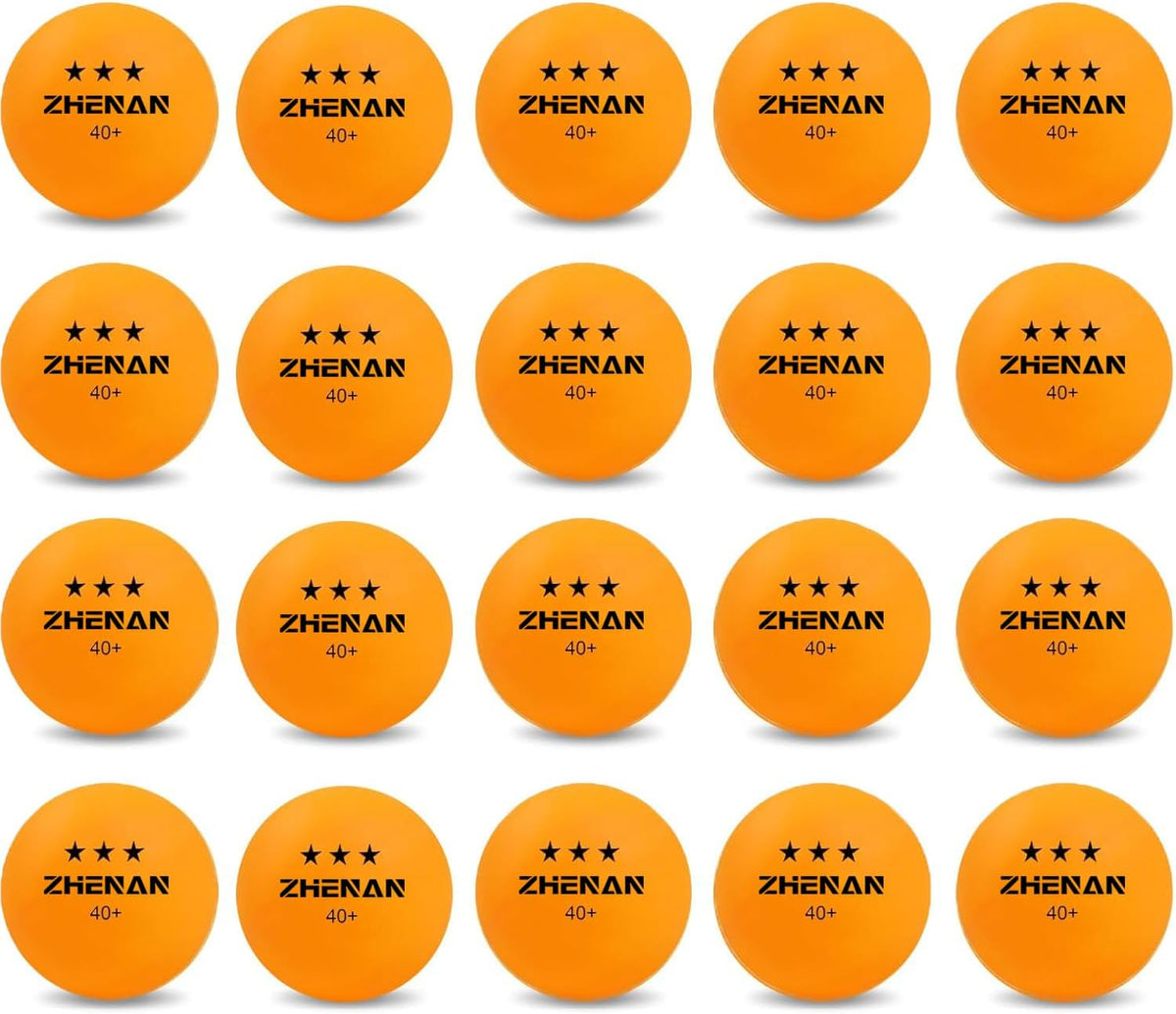 **Regine Switzerland 3-Star Ping Pong Balls - 20 Pack Multicolor for Advanced Training & Competition**