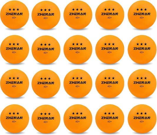 **Regine Switzerland 3-Star Ping Pong Balls - 20 Pack Multicolor for Advanced Training & Competition**