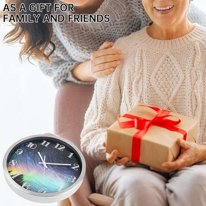 Wall Clock Modern 12 Inch Battery Operated Wall Clocks