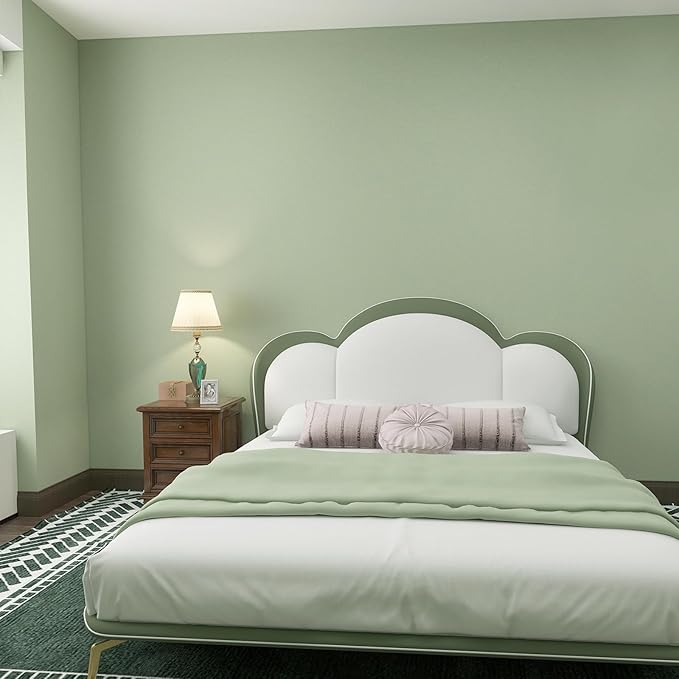 practicalWs Sage Green Wallpaper Stick and Peel Green Contact Paper 17.7'' x
