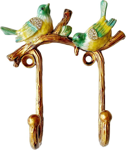 Vintage Bird Shaped Decorative Wall Hook Rack Hanger