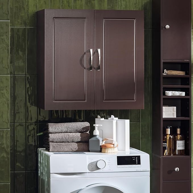 SoBuy Wall Cabinet Laundry Room, Medicine Cabinet