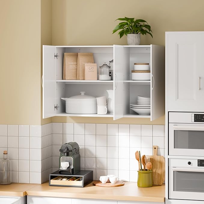 SoBuy Wall Cabinet Laundry Room, Medicine Cabinet
