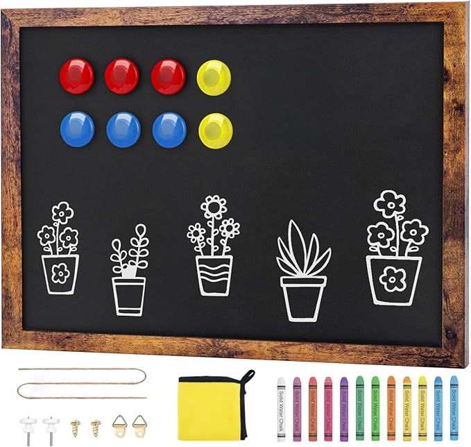 Magnetic Chalkboard, 12x16 Inches Blackboard