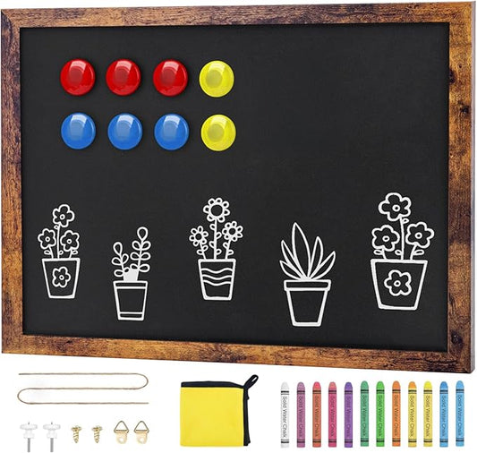 Magnetic Chalkboard, 12x16 Inches Blackboard