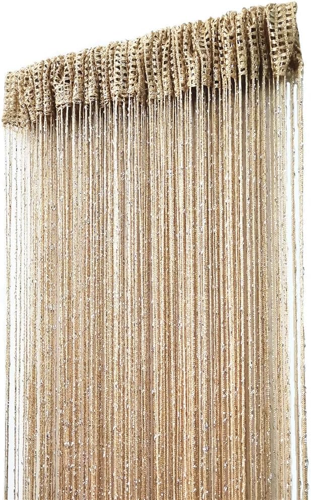 ave split Decorative Door String Curtain Wall Panel Fringe Window Room Divider