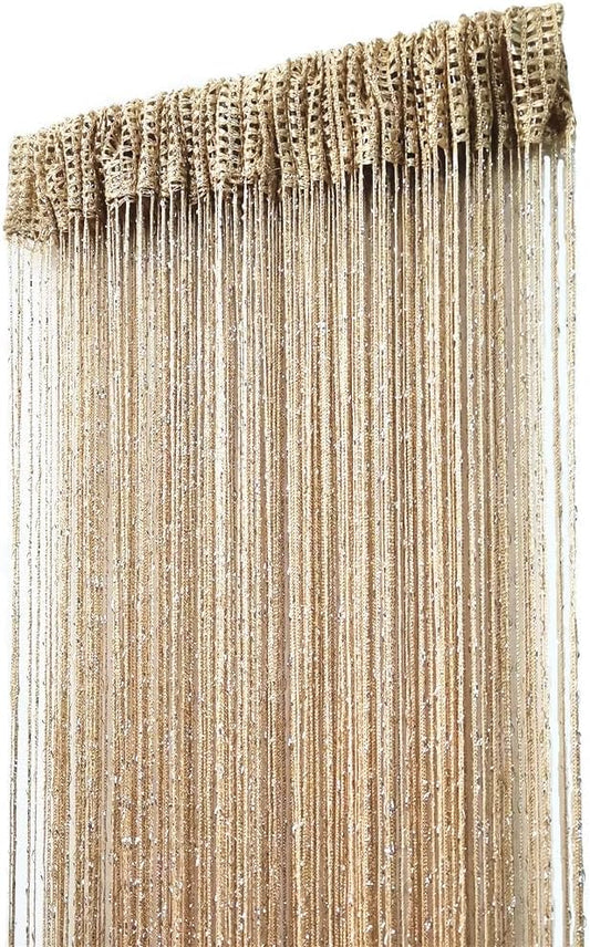 ave split Decorative Door String Curtain Wall Panel Fringe Window Room Divider