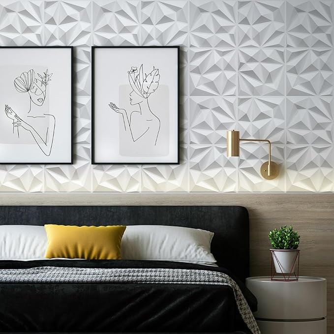 LEVOWAY 33 Pack Decorative 3D Wall Panels