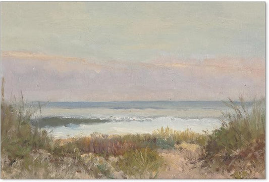 rumlud Nature Ocean Scenery Wall Art Beach Landscape Posters Vintage Coastal