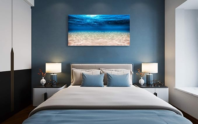 Cao Gen Decor Art-S00762 Print Artwork Blue Ocean Sea Wall Art Canvas Prints