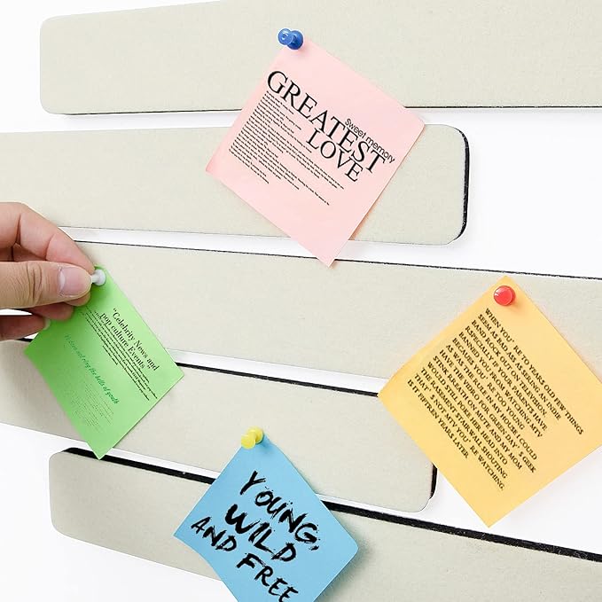 Felt Pin Board Bar Strips Bulletin Board