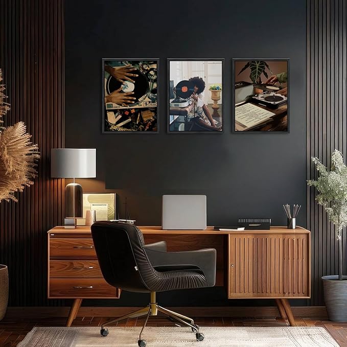 Black Girl Wall Art Decor Modern Black Woman Painting Prints