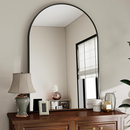VooBang Arched Wall Mirror, 26 x 41 inch Arch Bathroom Mirror, Wall Mounted