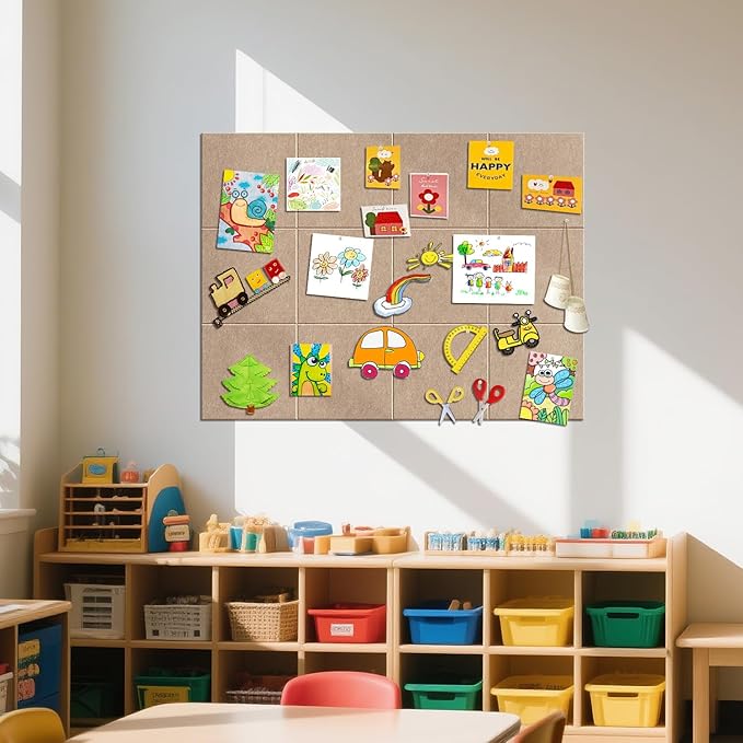 TSJOFFICE Large Cork Board for Wall