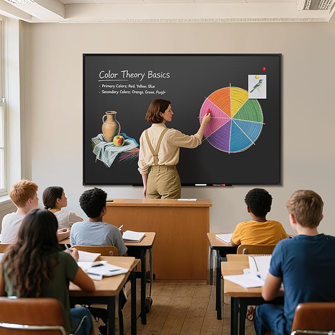 SELEAD Magnetic Chalkboard 72 x 48 Inches
