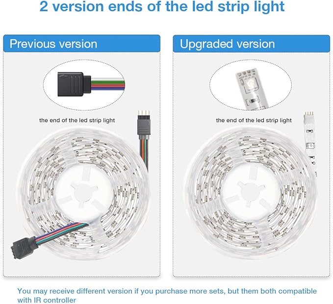 DAYBETTER Led Strip Lights 32.8 ft RGB Color Changing Lights Strip