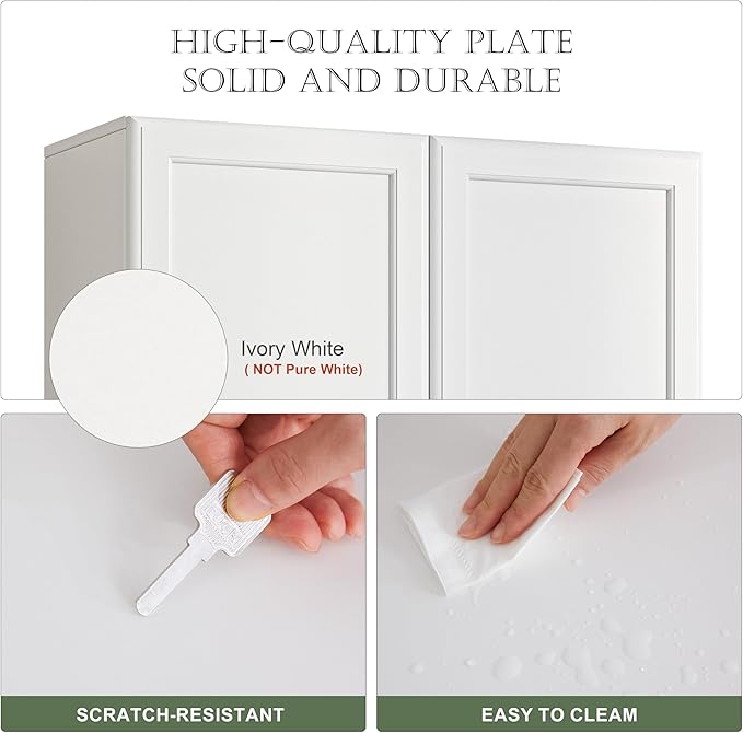 FIMELLO 70.8" W Wall Cabinets for Laundry Room, Cabinets for Laundry